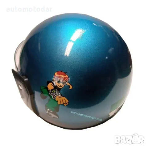 Отворена детска каска за скутер мотопед, снимка 3 - Аксесоари и консумативи - 50006500