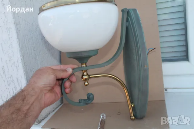 Аплик лампа за стена , снимка 14 - Антикварни и старинни предмети - 50348924