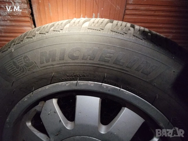 6JX15H2 ET45 алуминиеви джанти с Michelin и Dunlop гуми, снимка 8 - Гуми и джанти - 53399793