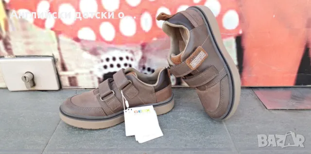 Английски детски обувки естествена кожа-GEOX , снимка 7 - Детски обувки - 50142861