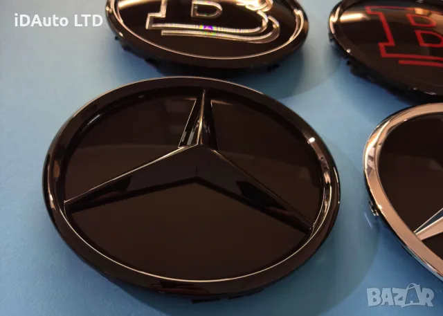 Mercedes емблема, Brabus, решетка, лого брабус мерцедес бадж, снимка 5 - Аксесоари и консумативи - 47881647