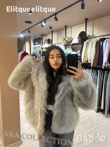 пухено палто , снимка 8 - Палта, манта - 52259813