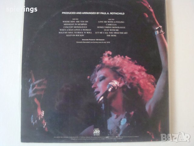 LP "The Rose", снимка 2 - Грамофонни плочи - 39036414