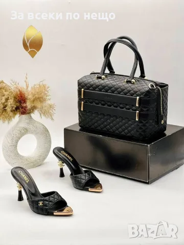 Chanel Дамски Сандали На Ток Шанел - Различни Цветове Код SEM-296, снимка 11 - Сандали - 55782997
