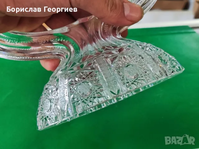 Кристален свещник, снимка 5 - Колекции - 48676157