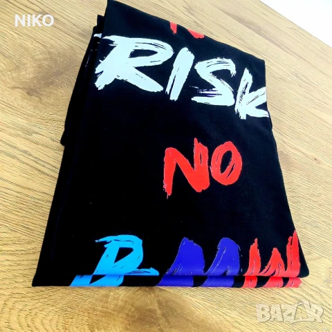 Тениска NO RISK NO BMW, снимка 2 - Тениски - 50545970