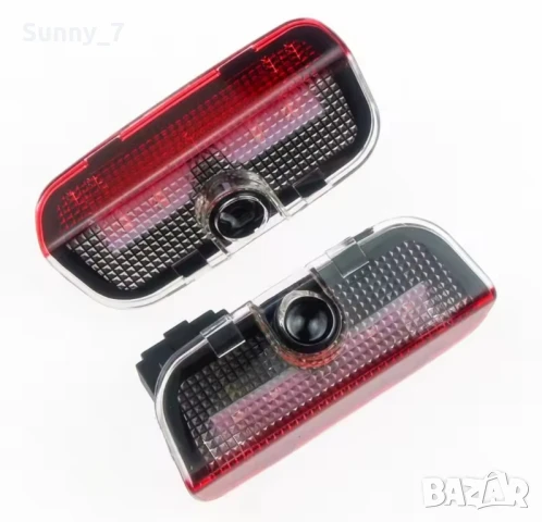 Комплект от 2 броя проектори/лед светлини за врата на автомобил Ангелски крила, снимка 3 - Аксесоари и консумативи - 51181410