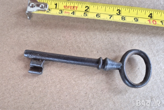 Стар голям  ключ за брава 1, снимка 2 - Антикварни и старинни предмети - 52990387