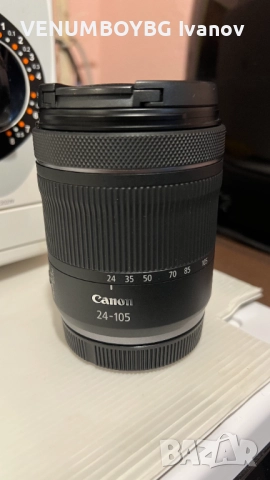 Продавам Canon RF 24-105mm 4-7.1F STM , снимка 2 - Обективи и филтри - 52662906