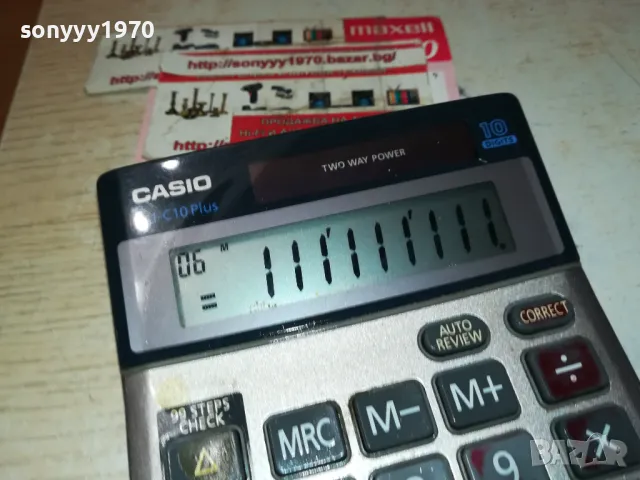CASIO-КАЛКУЛАТОР 1512241100, снимка 3 - Друга електроника - 48352620