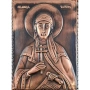 МЕДНА ИКОНА СВЕТА ТАТЯНА, снимка 2