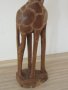  Жираф-дървена фигура от махагон, снимка 4