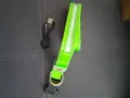 LED Светещ Нашийник за Куче – Презареждаем и Светлоотразителен (Розов / Зелен), снимка 3