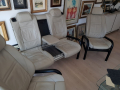 Уникална дизайнерска кожена мека мебел гарнитура от БМВ Х6, снимка 3
