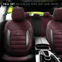 Универсална автомобилна тапицерия Otom Sport Plus, ортопедичен дизайн - Черно/Бордо, снимка 3