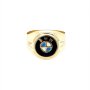 Златен мъжки пръстен 3,60гр. размер:59 14кр. проба:585 модел:22381-1, снимка 1 - Пръстени - 44381289
