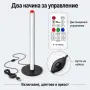 RGB LED подова лампа 50 см – 7 цвята, дистанционно управление и регулируема яркост, снимка 3