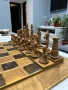 Голям антикварен шах (50 х 50см.), снимка 6