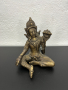 Бронзова фигура на - Зелена Тара / будизъм. №5136, снимка 1 - Колекции - 44513312