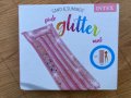 Розов надуваем дюшек - Intex Glitter Pink до 100кг, снимка 1 - Други спортове - 40566412