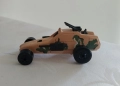 Колекционерска количка Hot Wheels 1982 Blackwall Megaforce Megadestroyer Desert Tan Malaysia Enforce, снимка 2