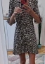 леопардова/тигрова рокля XS, снимка 1