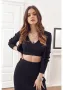 Дамски комплект от три части в черен цвят 01092 FASARDI, снимка 1