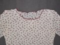 Къса дамска блуза със среден ръкав уникат XS - S, снимка 3