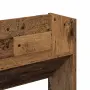 vidaXL Стенен шкаф за обувки от старо дърво 80x18x90 cm, снимка 8