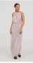 H&M - дълга розова рокля, снимка 1 - Рокли - 41669293