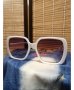 Бели слънчеви очила, снимка 1 - Слънчеви и диоптрични очила - 41878269