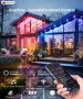 Интелигентни външни светлини LPHIANX, 30 м, 80 LED, RGB смарт постоянни външни светлини, управление , снимка 3