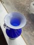 Голяма синя ваза Мурано, снимка 5
