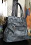 Голям размер дамска чанта, в сиво - 20лв., снимка 4