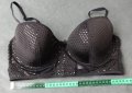 85C Cottelli Collection страхотен черен сутиен на лъскави точки, снимка 7