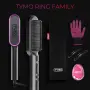 TYMO преса-четка за коса с вградени зъбци, турмалиново-керамично покритие и 5 температурни режима, снимка 2