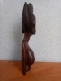 Африканска Ръчно Изработена Дървена Статуетка от Червено Дърво 1994 г. Того, снимка 7