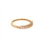 Златен дамски пръстен 0,95гр. размер:56 14кр. проба:585 модел:16485-5, снимка 3