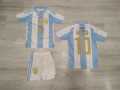 Бял ARGENTINA Аржентина Меси + Шапка 2024 Бяло-син Екип 2024г НОВО, снимка 1