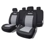 Тапицерия за автомобил Automat, 9 части, Полиестер, Черно със сиво, снимка 1