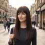 Продавам дамска перука, дълга права коса в кестеняв цвят, снимка 10