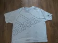 adidas Giant Logo Tee - дамска УГОЛЕМЕНА тениска 2ХЛ КАТО НОВА , снимка 6