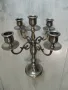 № 8066  стар метален свещник с пет гнезда  , снимка 5