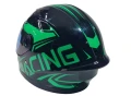 Детска Каска- Черно/зелено, снимка 2