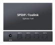 1X4 SPDIF TOSLINK Оптичен Сплитер за Цифрово Оптично Аудио 1 х Вход 4х Изхода LPCM 2.0 DTS Dolby-AC3, снимка 2