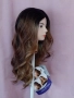 60 см Дълга леко къдрева перука на кичури , снимка 5