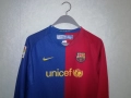 Barcelona Messi Home 2008 2009 Nike Long Sleeve Барселона Меси оригинална тениска фланелка L/S екип , снимка 4
