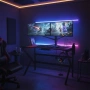 Геймърско компютърно бюро с RGB LED осветление , снимка 3