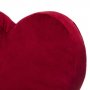 Възглавница Червено сърце 45x38x8 см, снимка 2