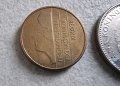 Монети. Холандия. Холандски 5, 10 , 25 цента , 1, 2  и 5  гулдена.  6 бр, снимка 9